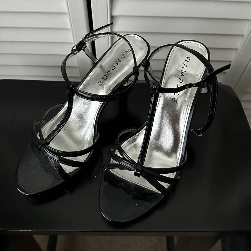 Rampage black heels